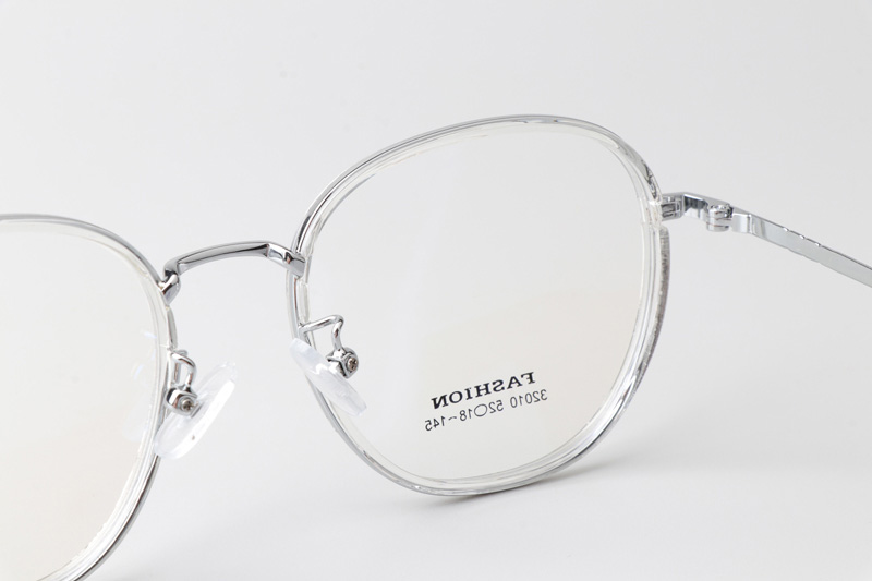 TT32010 Eyeglasses Transparent Silver