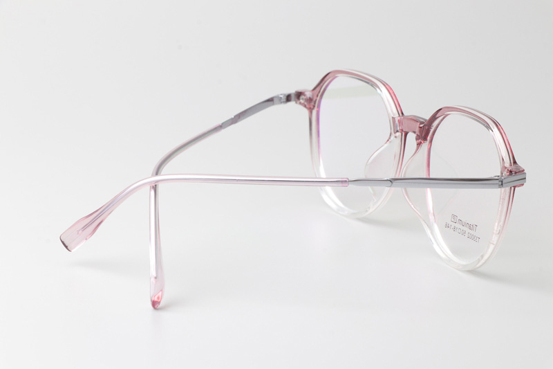 TT33002 Eyeglasses Transparent Gradient Pink