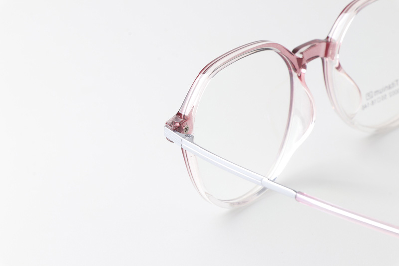 TT33002 Eyeglasses Transparent Gradient Pink