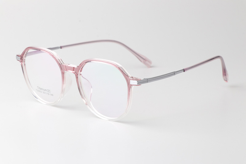 TT33002 Eyeglasses Transparent Gradient Pink