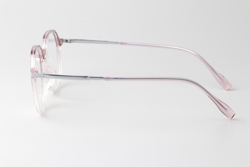 TT33002 Eyeglasses Transparent Gradient Pink