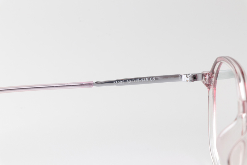 TT33002 Eyeglasses Transparent Gradient Pink