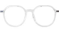 TT33002 Eyeglasses Transparent Silver