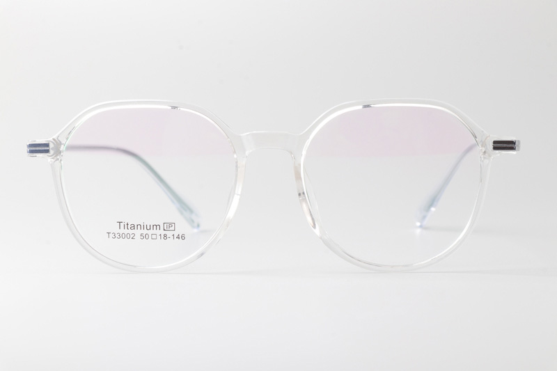 TT33002 Eyeglasses Transparent Silver