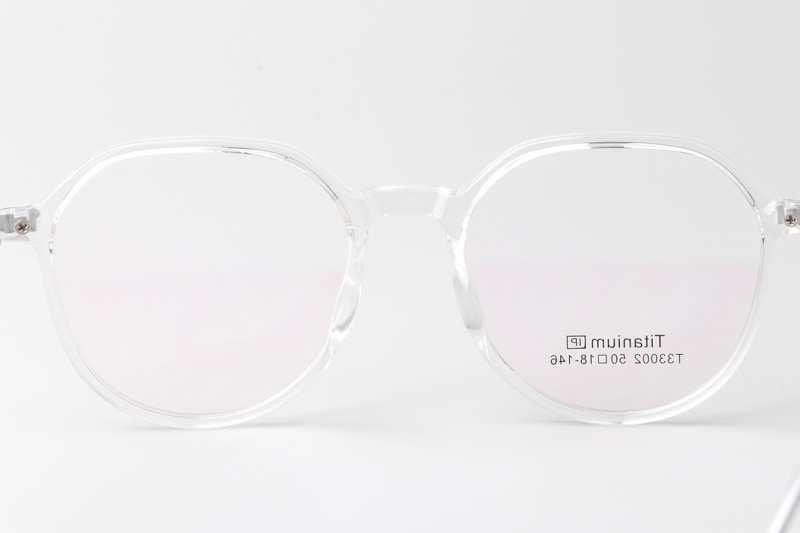 TT33002 Eyeglasses Transparent Silver