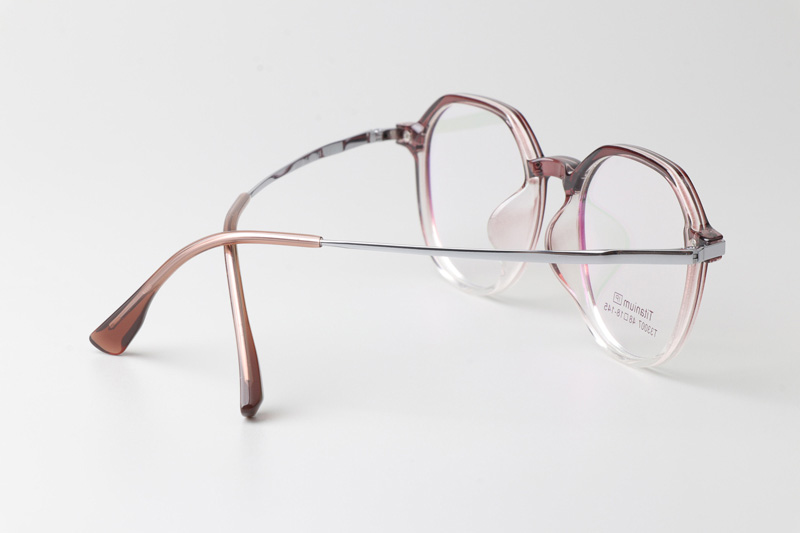 TT33007 Eyeglasses Gradient Red Silver