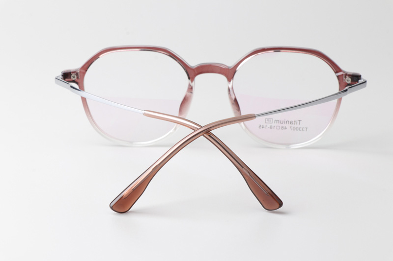 TT33007 Eyeglasses Gradient Red Silver