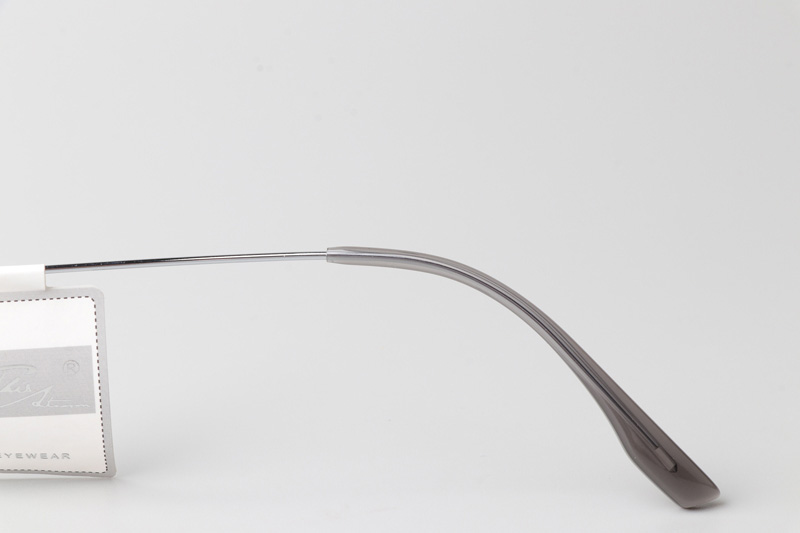 TT37006 Eyeglasses Transparent Gray Silver