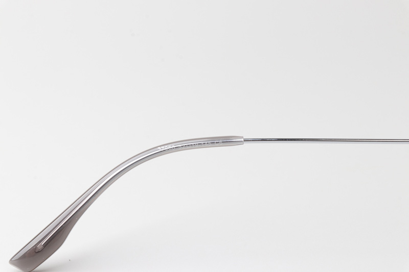 TT37006 Eyeglasses Transparent Gray Silver