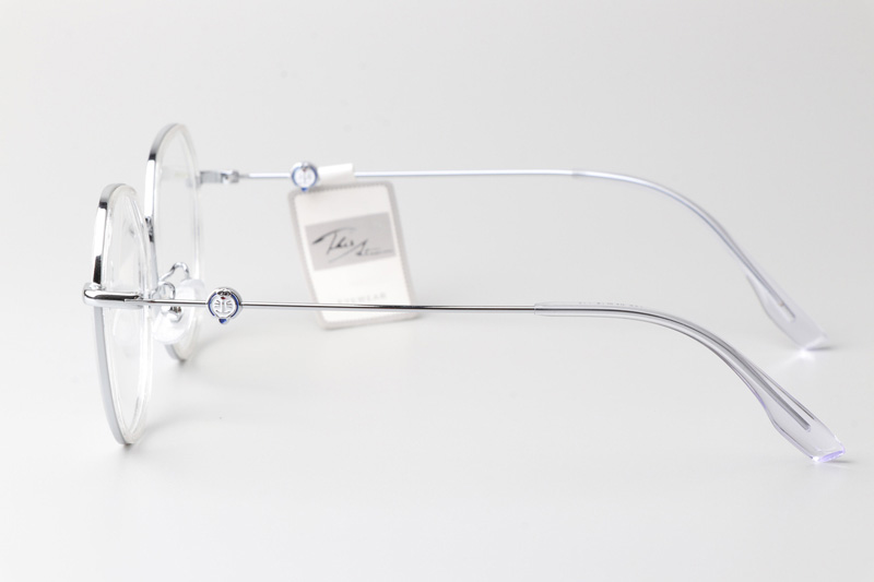 TT37006 Eyeglasses Transparent Silver