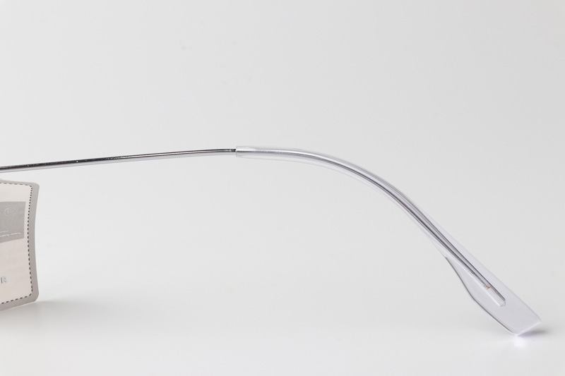 TT37006 Eyeglasses Transparent Silver