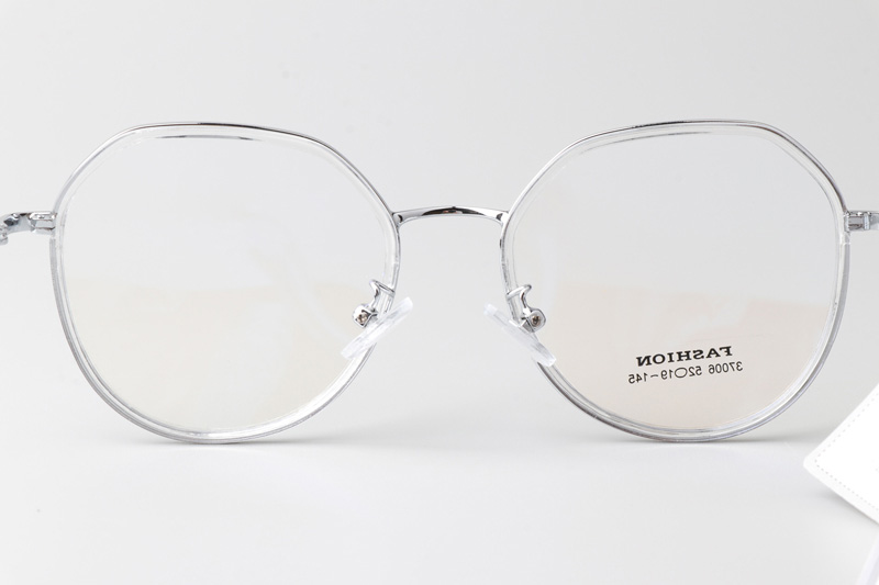 TT37006 Eyeglasses Transparent Silver
