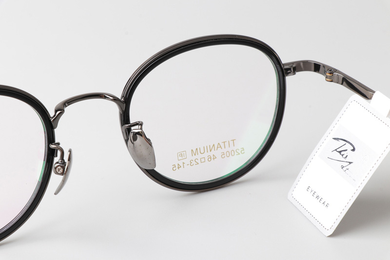 TT52005 Eyeglasses Black Gunmetal