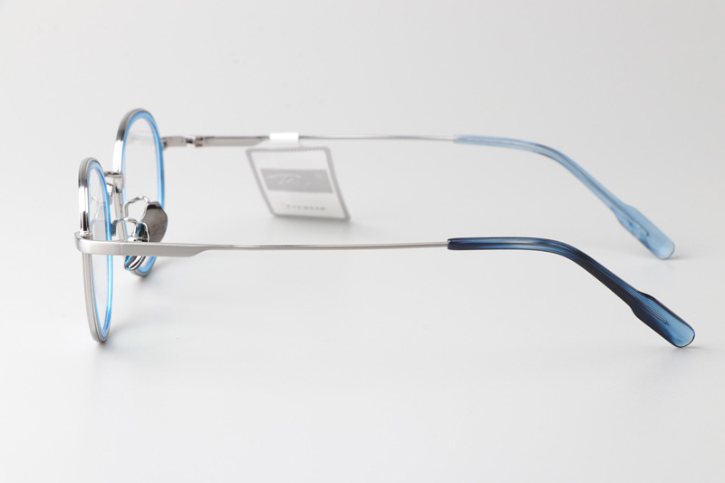 TT52005 Eyeglasses Blue Silver