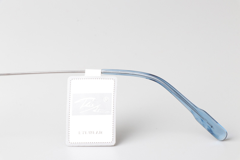 TT52005 Eyeglasses Blue Silver