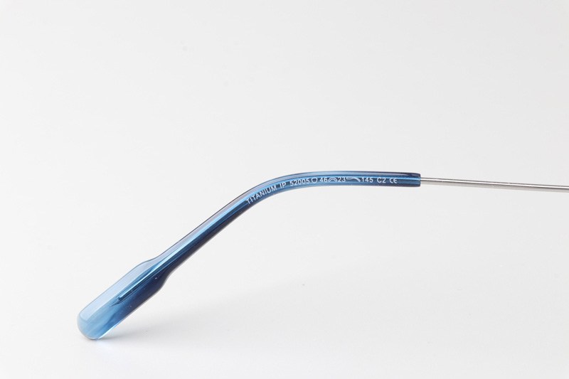TT52005 Eyeglasses Blue Silver
