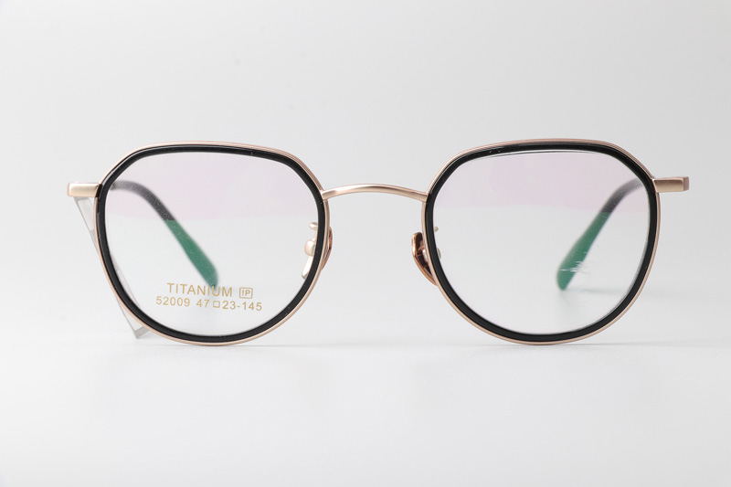 TT52009 Eyeglasses Black Gold