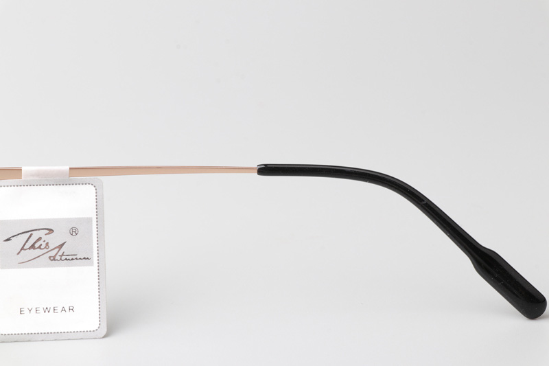 TT52009 Eyeglasses Black Gold