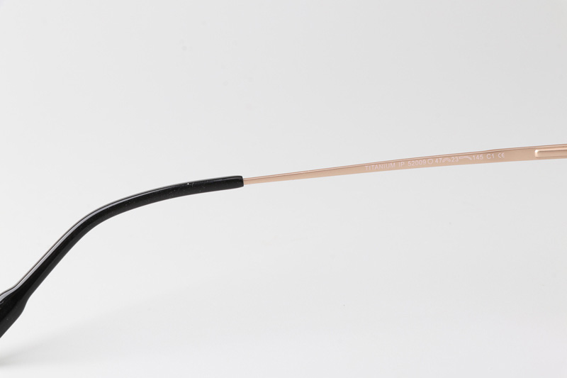 TT52009 Eyeglasses Black Gold