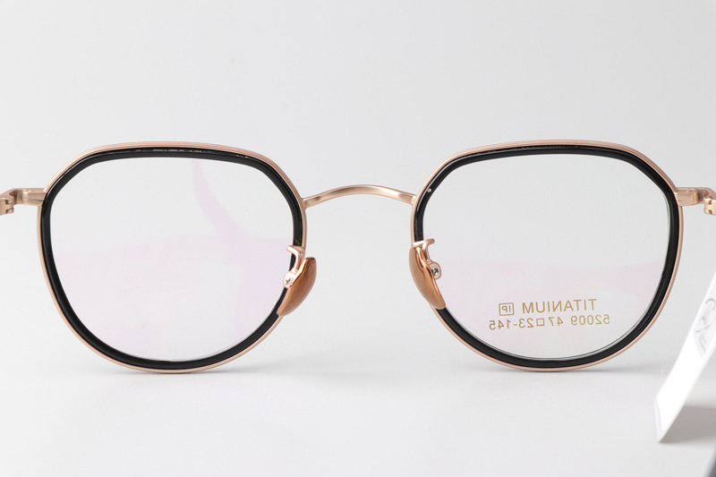 TT52009 Eyeglasses Black Gold