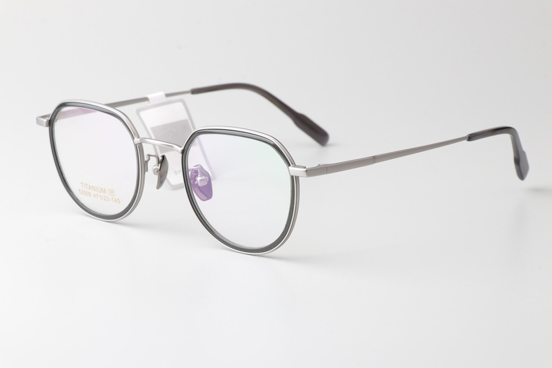TT52009 Eyeglasses Gray Silver