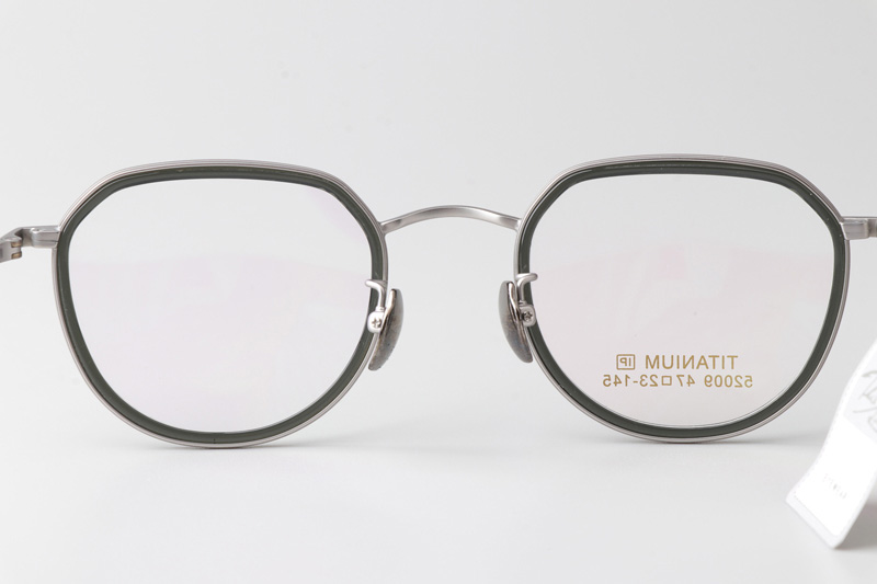 TT52009 Eyeglasses Gray Silver