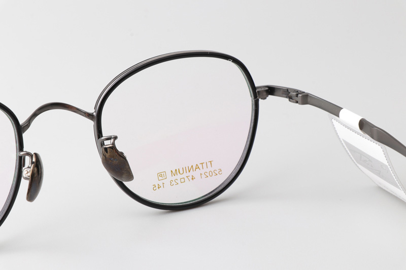 TT52021 Eyeglasses Black Gunmetal