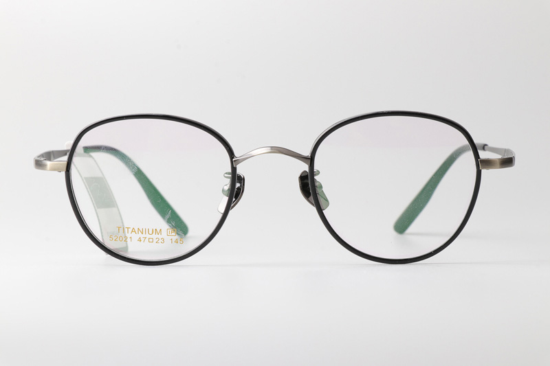 TT52021 Eyeglasses Black Gunmetal