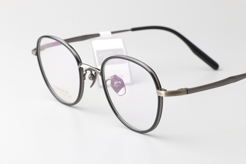 TT52021 Eyeglasses Black Gunmetal