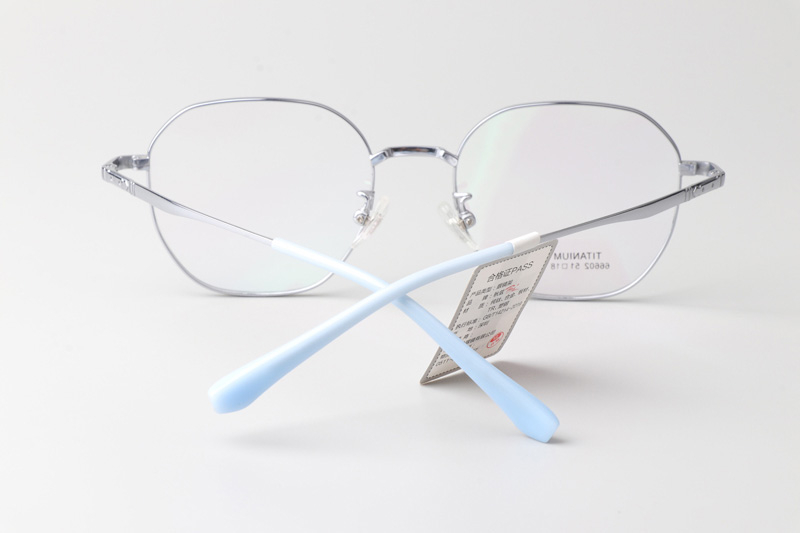 TT66602 Eyeglasses Black Silver