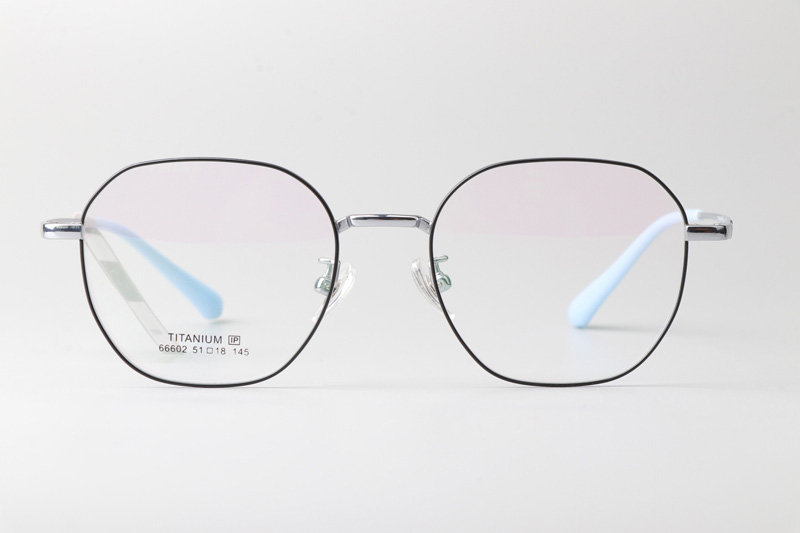 TT66602 Eyeglasses Black Silver