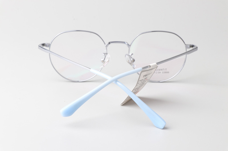 TT66603 Eyeglasses Black Silver