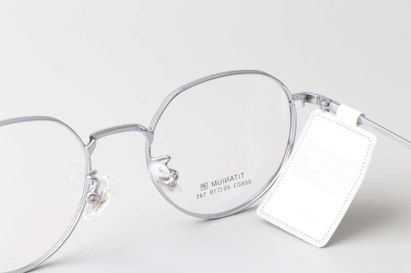 TT66603 Eyeglasses Black Silver