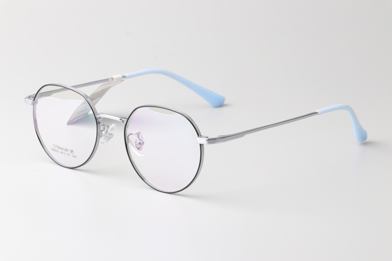 TT66603 Eyeglasses Black Silver