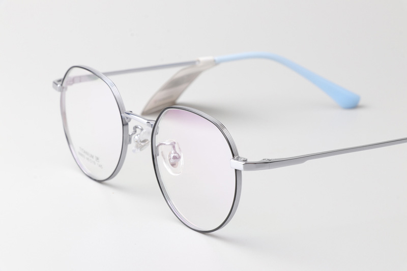 TT66603 Eyeglasses Black Silver