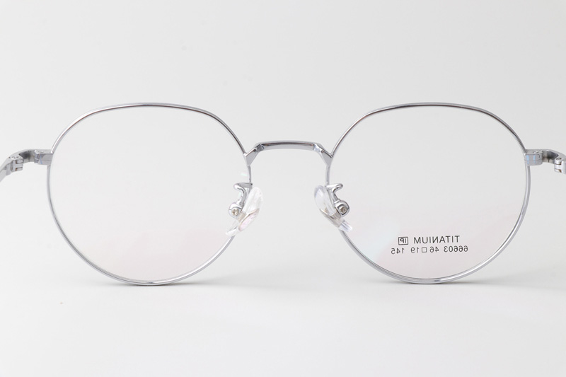 TT66603 Eyeglasses Black Silver