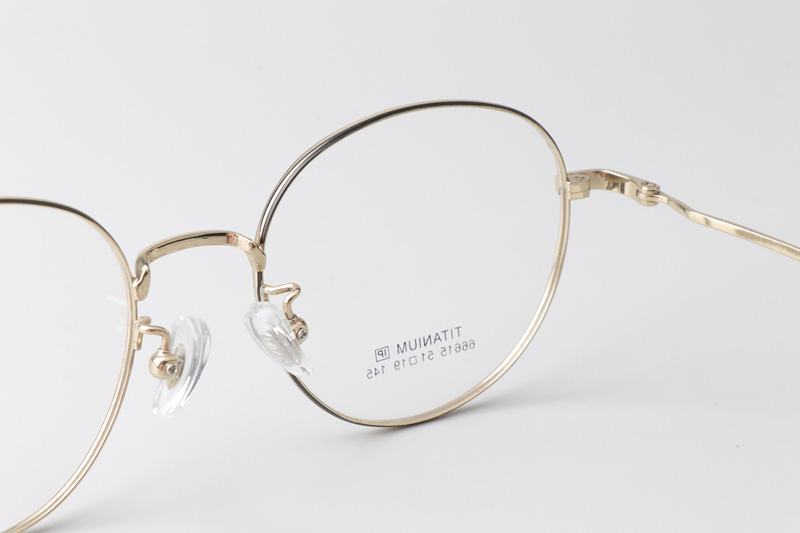 TT66615 Eyeglasses Black Gold