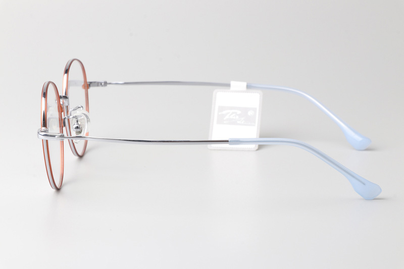 TT66615 Eyeglasses Red Silver