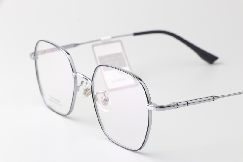 TT66618 Eyeglasses Black Silver