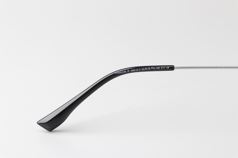 TT66618 Eyeglasses Black Silver