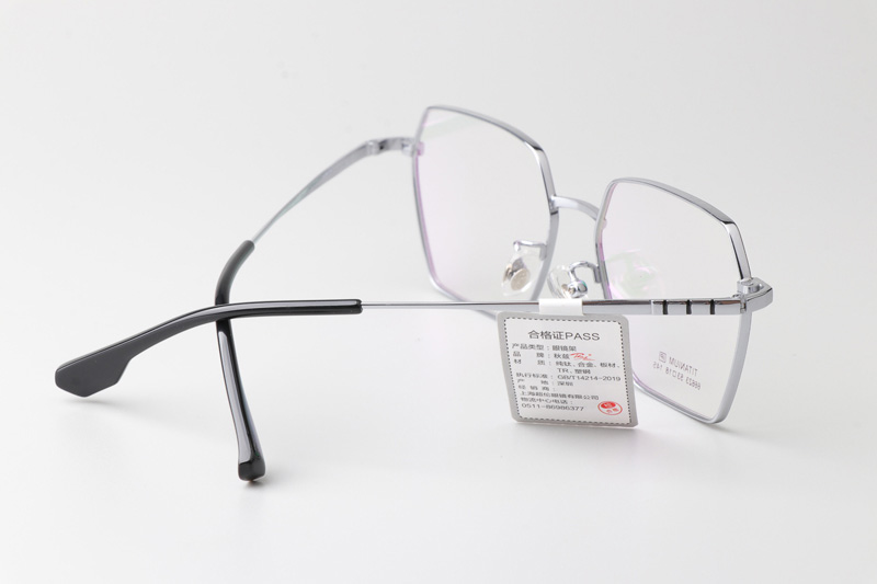 TT66623 Eyeglasses Black Silver