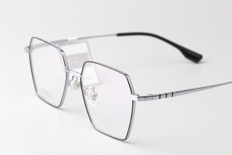 TT66623 Eyeglasses Black Silver