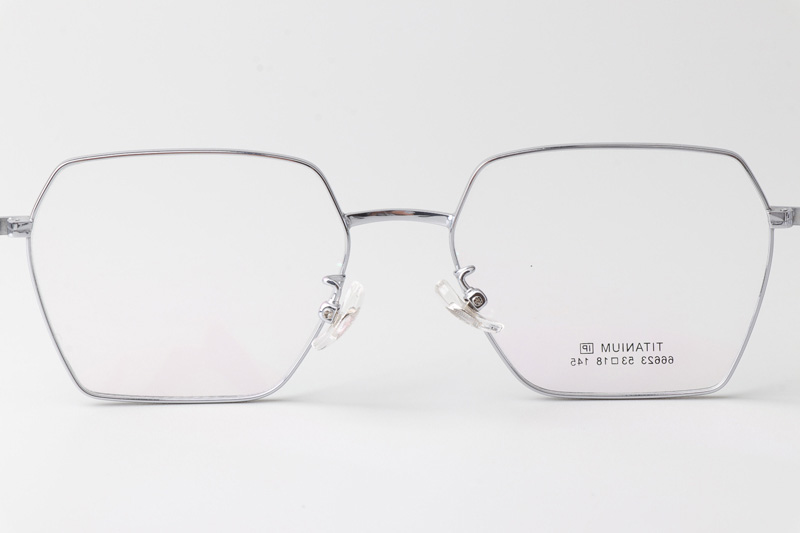 TT66623 Eyeglasses Black Silver