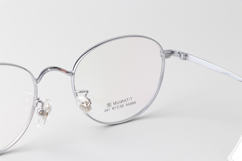 TT66624 Eyeglasses Black Silver