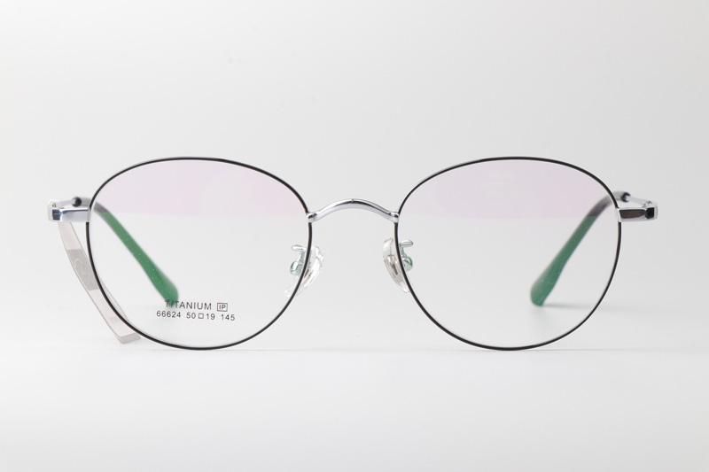 TT66624 Eyeglasses Black Silver