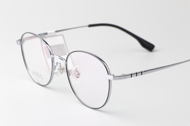 TT66624 Eyeglasses Black Silver