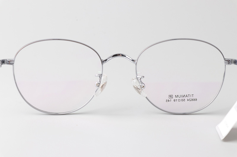 TT66624 Eyeglasses Black Silver