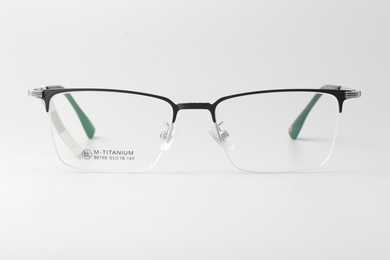 TT88159 Eyeglasses Black Silver