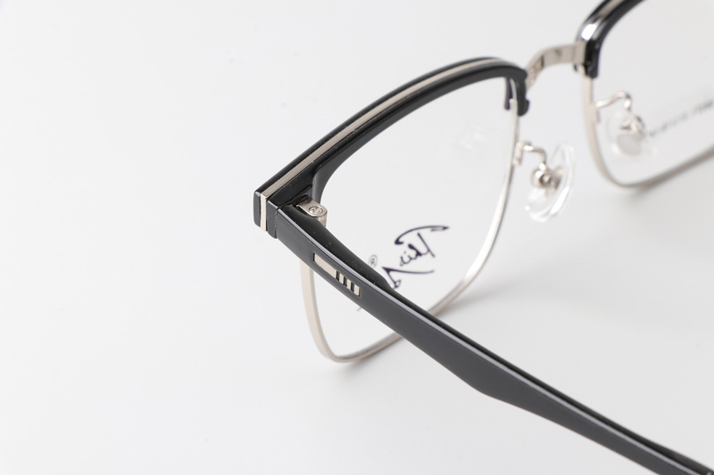 TT98571 Eyeglasses Black Silver