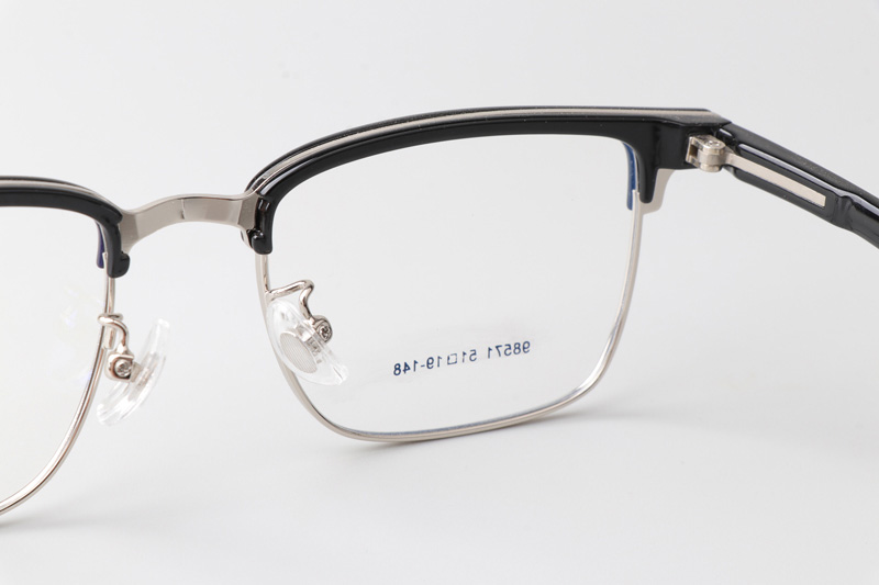 TT98571 Eyeglasses Black Silver